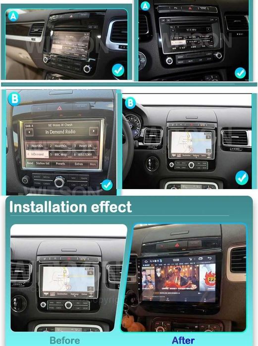 Мултимедия Двоен дин за VW TOUAREG 2 DIN навигация Android Touareg