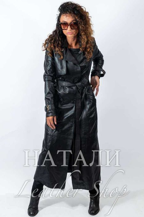 Дамско кожено манто Елана