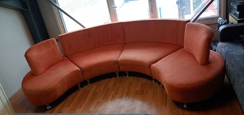 Диван 4-местен овален