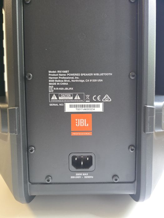 JBL IRX108BT – Boxă activă profesională 1300W, Bluetooth – Stare impecabilă
