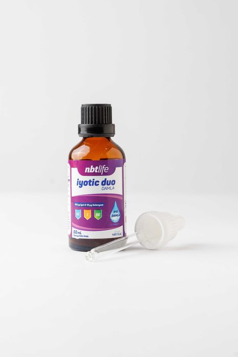 Suyuq yod tomchilari, selen bilan NBT Life yotic Duo, 50 ml