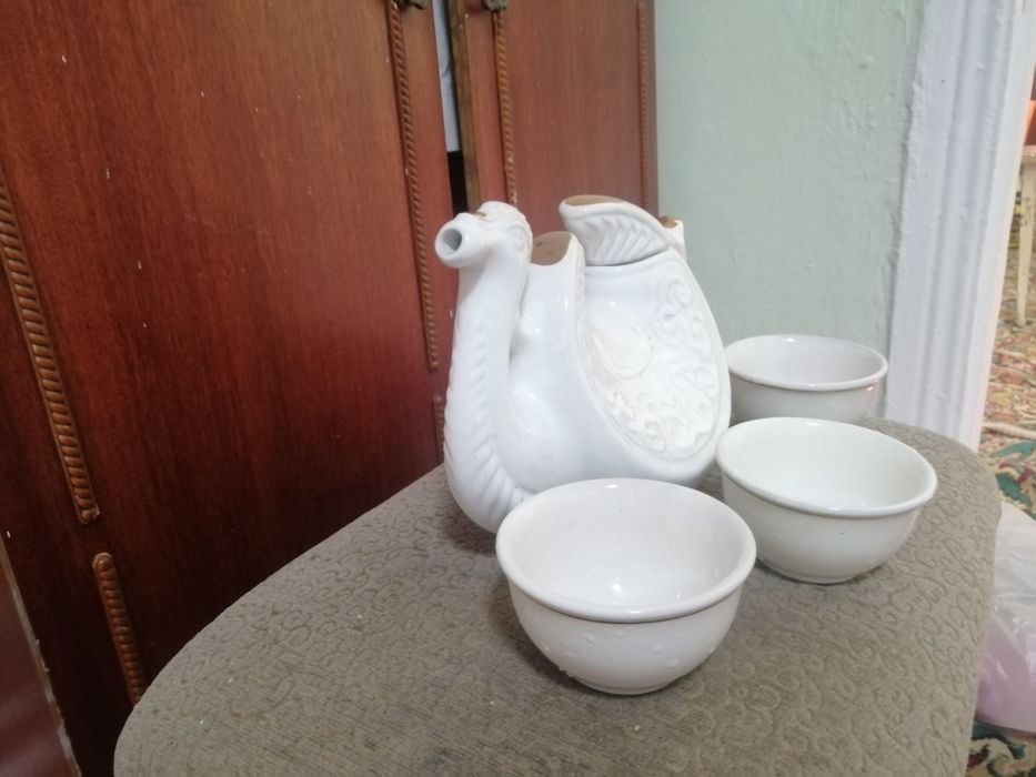 Набор графин, 3 пиалы