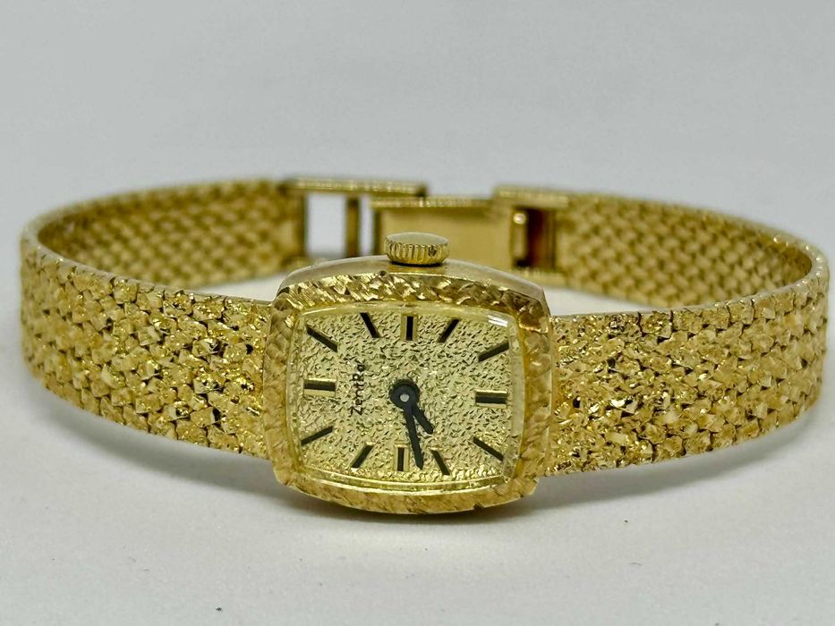 Златен дамски механичен часовник Zentra / 14к GOLD