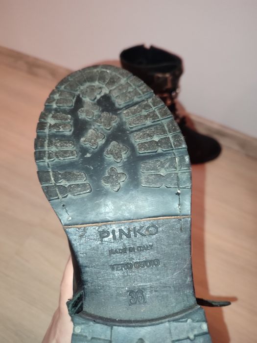 Боти Pinko - Leather biker boots