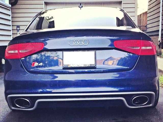 Difuzor bara spate fusta spoiler lip AUDIA4 B8 spectRS4 pt bara S-LINE