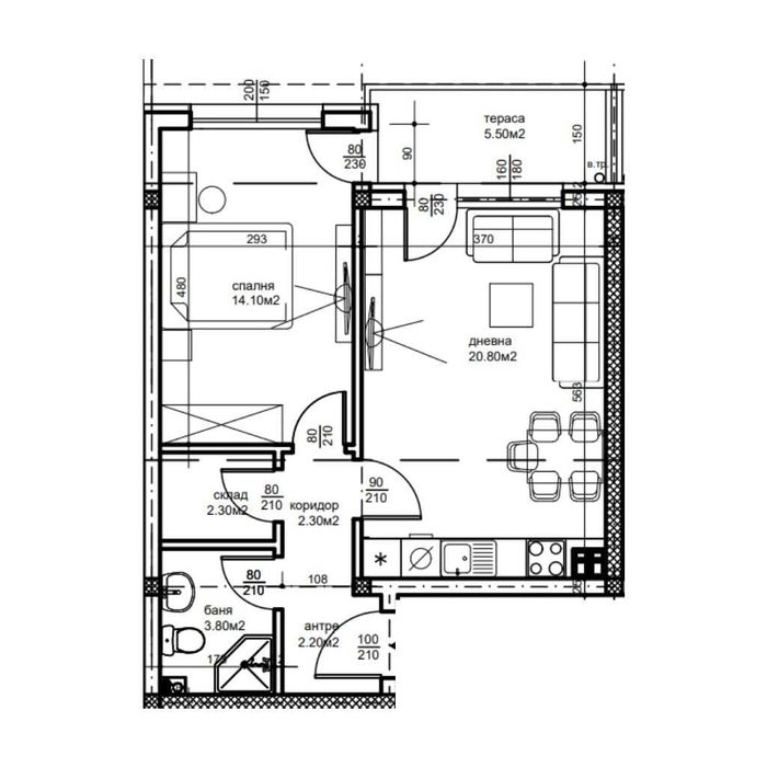 Продава се Двустаен апартамент в Пловдив, Беломорски - 67 кв.м за 1092 €/кв.м - Снимка #2