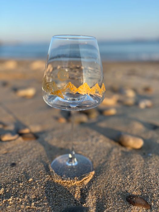 Сватбени Чаши за вино ръчно изработени