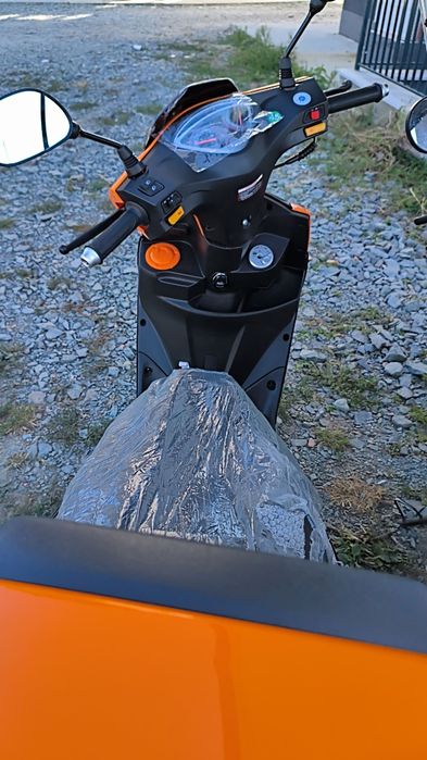 Scuter benzina RDB Spider, Euro 5+, 50cc, 4 timpi, Portocaliu+ CIV inclus