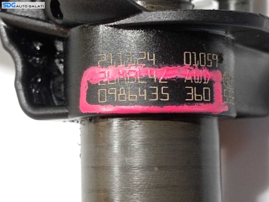 Injector Audi A3 8P 2.0 TDI 2008 - 2012 Cod 0986435360 [M6449]