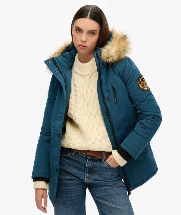 Superdry Everest Faux Fur Parka - Дамско Яке Парка , Зимно Яке