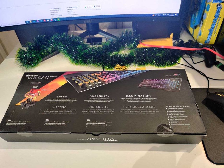Клавиатура Roccat Vulcan 121 Aimo (английская раскладка) новая.