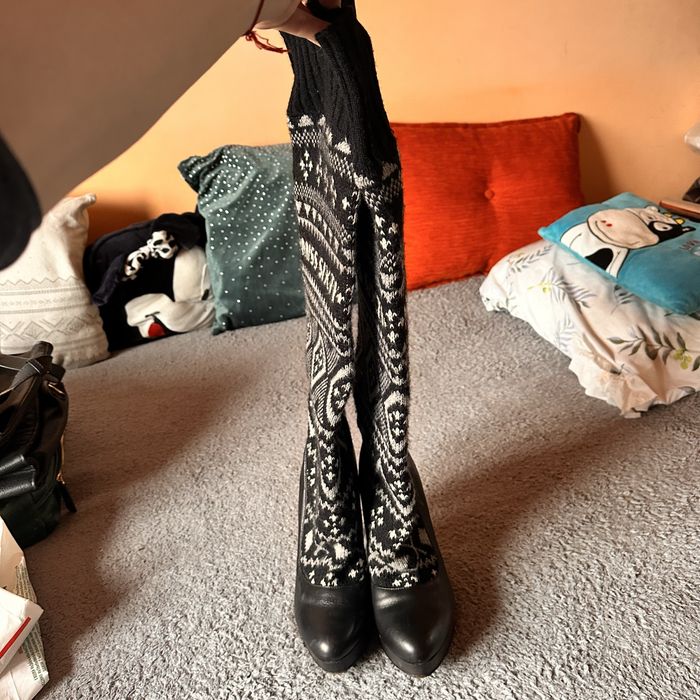 Miss Sixty - Cizme  piele si lână marimea 39