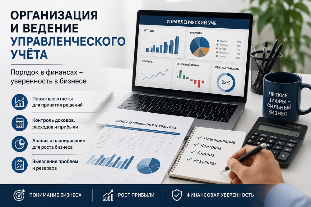 Организация и ведение управленческого учёта для бизнеса