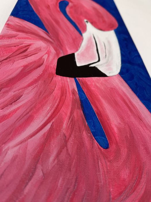 Pictură pe pânză în acrilic