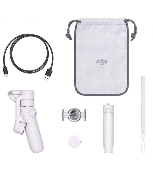 DJI OM5 Sistem de Stabilizare pentru Smartphone Sunset White (Alb-Roz)