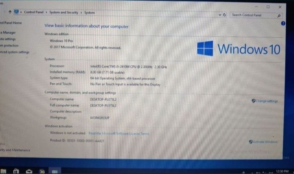 Laptop Samsung 300 E 15,6 inch