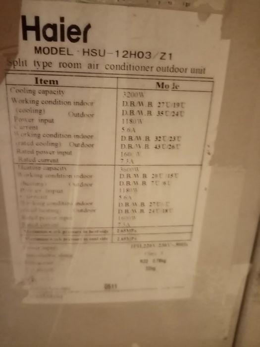 Климатик Haier дванайска