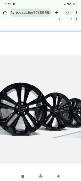 Джантите Ауди А 6 Allrroad 4K9 21 цола с почти нови гуми