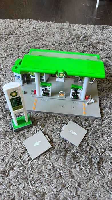 Hotwheels Vand diorama 1:43 1:64 Benzinarie BP oil Gas station