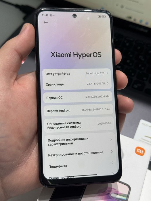 Redmi Note 12s 256gb ozu 8