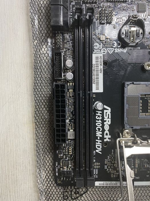 Плата AsRock H310CM-HDV
