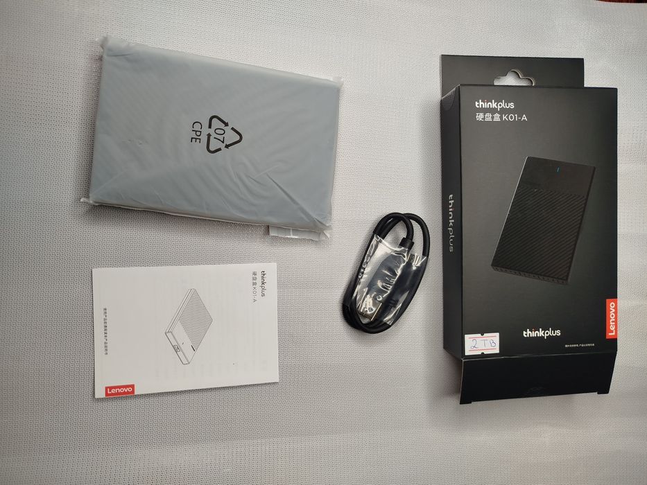 Новый Внешний HDD Жёсткий диск Lenovo Thinkplus 2Tb