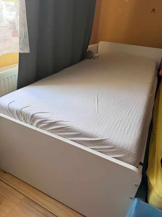 Pat copii 1 persoana 90x200 cm plus saltea