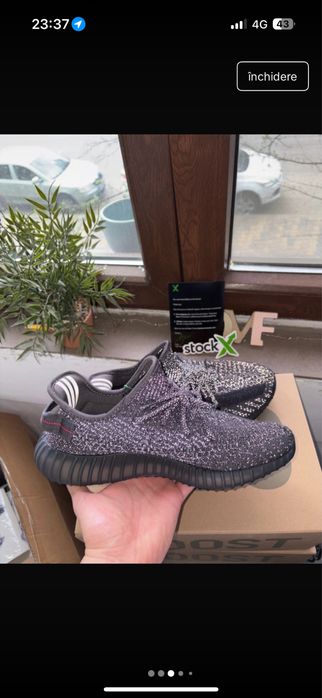 Adidas Yeezy Boost 350 V2 Black Reflective 43 1/3 Noi