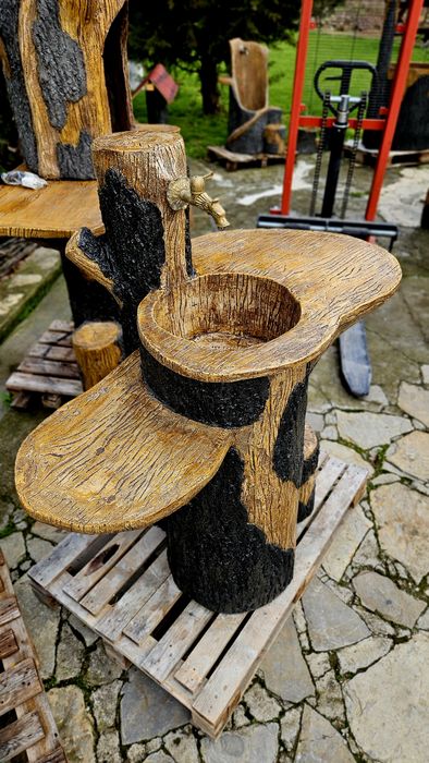 Градински чешми от щампован бетон