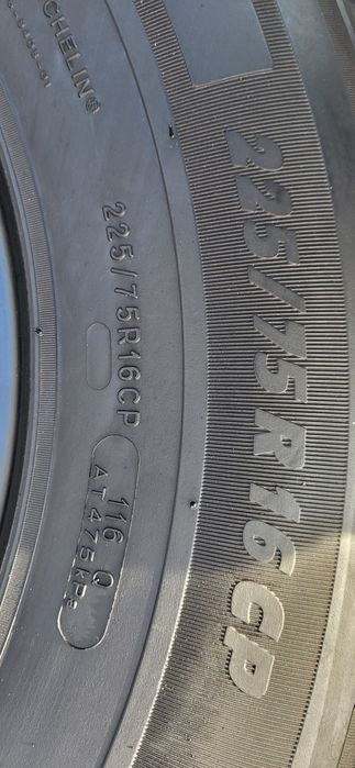 4 anvelope 225 75 R16C Michelin Agilis M+S 2019 8mm