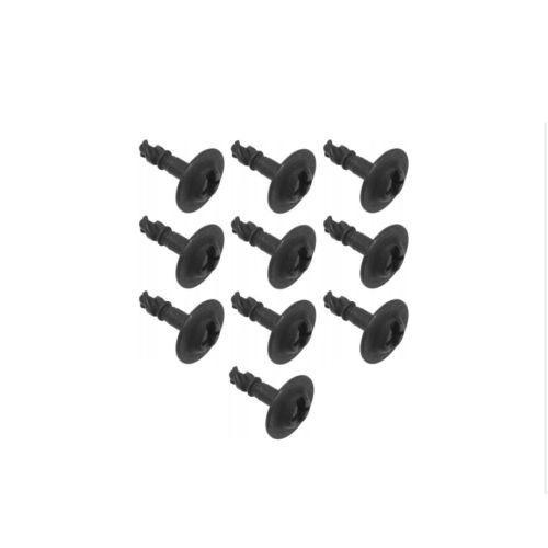 Set 10 bucati suruburi fixare scut motor Mercedes Vito Viano W639, Peugeot 307, BMW Seria 3 E46, Seria 5 E60/E61, Audi A4 B7/B8/B9 202024; A5 202016;