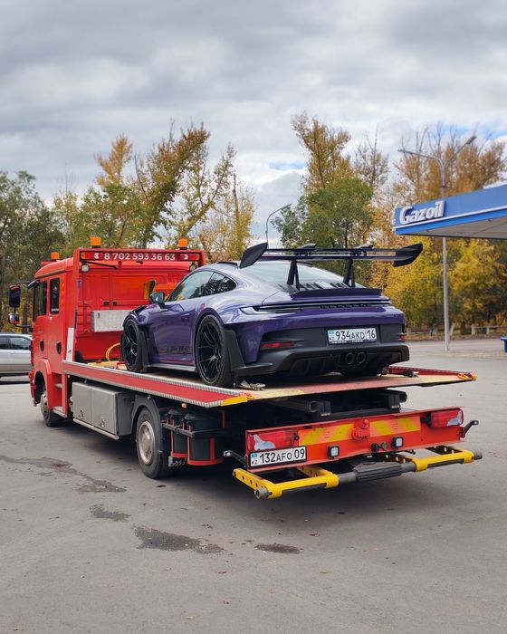 Эвакуатор гидро платформа Караганда 24/7 | После ДТП