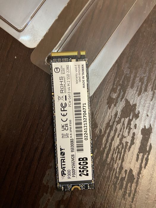 SSD M.2 NVMe 256GB