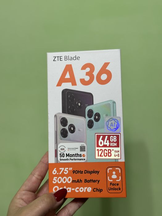 ZTE Blade A36 гарантия качества