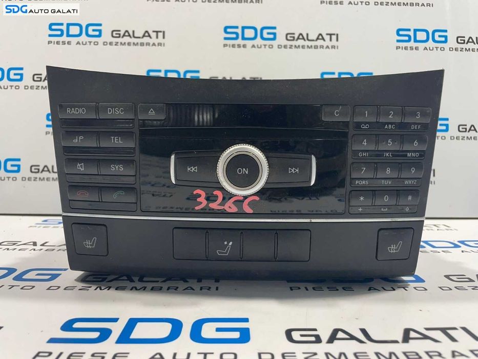 Radio CD Player BR212 Mercedes Clasa E Class W212 2009 - 2016 Cod A2129004910 A2129018102 A2129024104 [L3814]