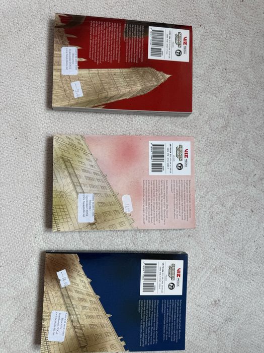 Moriarty the Patriot manga Volume 1, 2 & 10