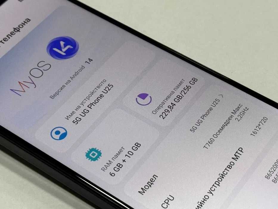 5G UG Phone U25 256gb