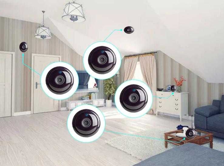 Бебефон Смартфон Камера 2MР 1080p Wi-Fi 355° Микрофон КартаПамет Запис