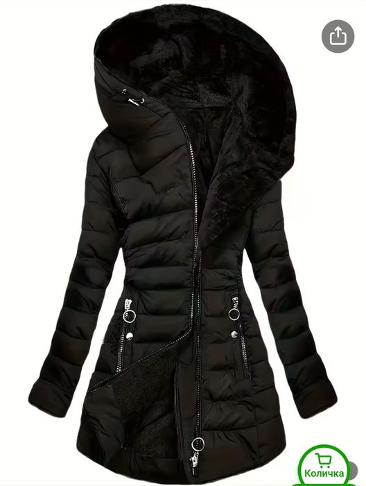 Дамско ЯКЕ, размер L, черно