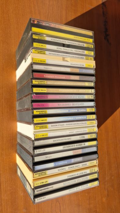 Vand 35 CD muzică clasică mixta de colectia Deutsche Grammophon