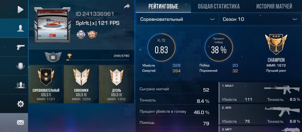 Продам аккаунт Standoff 2