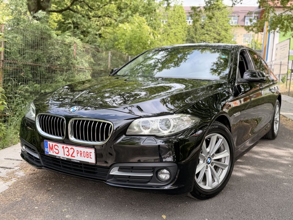 Rate de la 286euro BMW 520D 2016 190cp B47 Euro6 199mii km Reali Garantie 3Ani Fara Daune CarVerical curat si apar km
