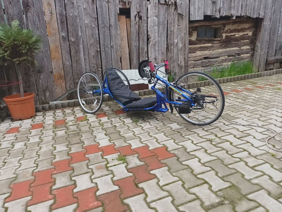 Handbike pt persoane cu dizabilități, bicicletă de mână,  trike