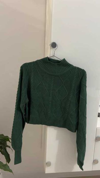 Pulover dama cropped