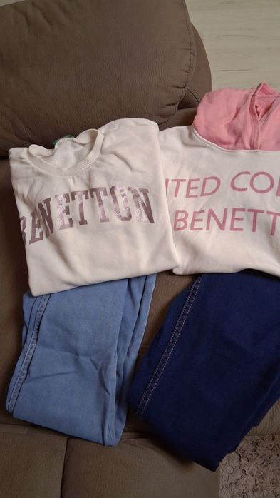 Суитшърти Beneton и термо дънки