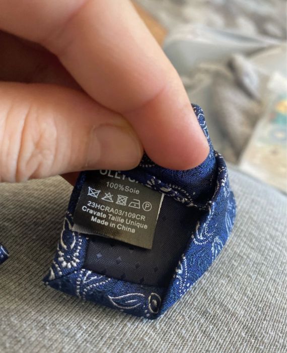 Cravata Ollygan noua cu eticheta albastra