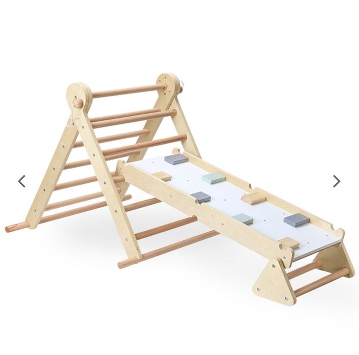 Vând set de catarat pentru copii din lemn, marca Mamabrum, 3+ ani NOU!