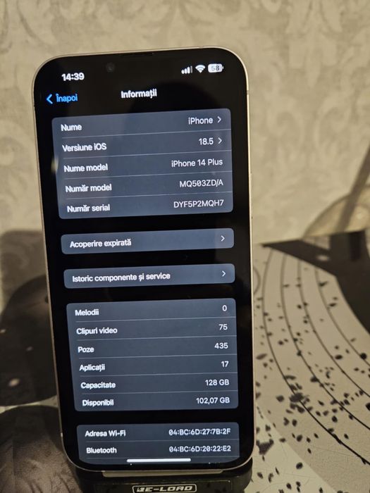Iphone 14 plus  vand schimb