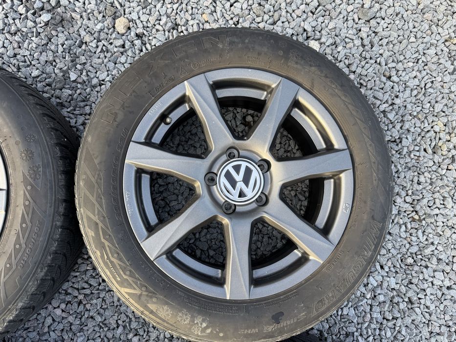 Jante Audi A4 B8 B9 A6 C6 VW 205 60 R16 anvelope Nexen iarna 7-8 mm