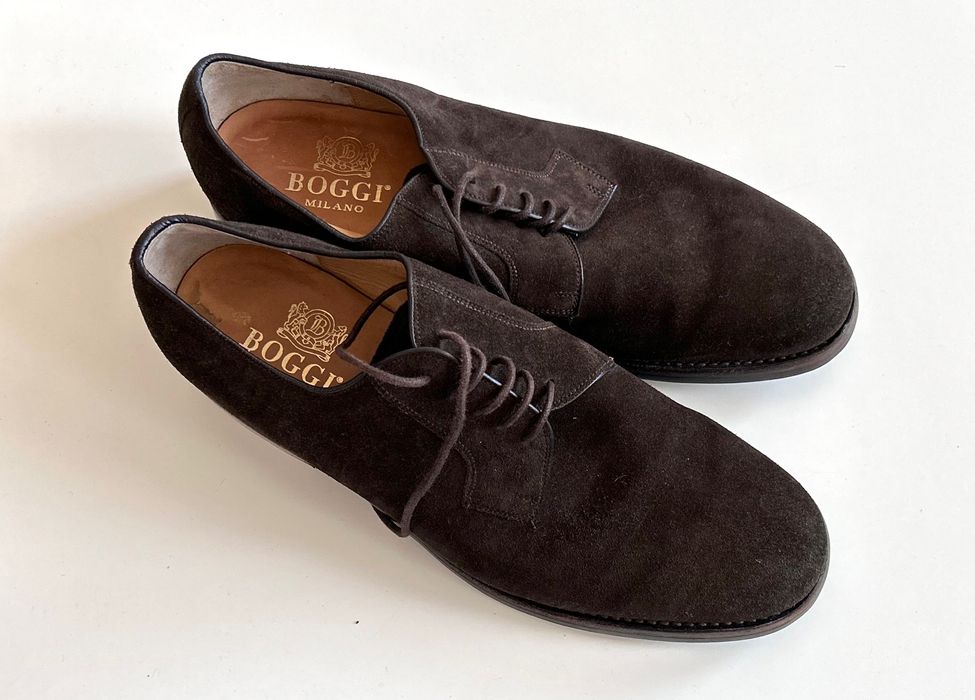 Boggi Milano елегантни мъжки кожени обувки 44 номер